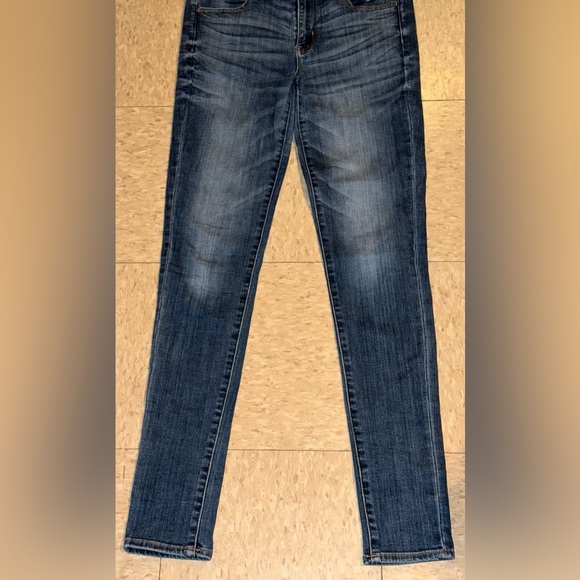 AEO 🦅 Super Stretch Jegging in Waterfall Blue size 10 Extra Long - Picture 10 of 16
